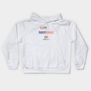 HAPPY INDEPENDENCE DAY 15th OF AUGUST Kids Hoodie